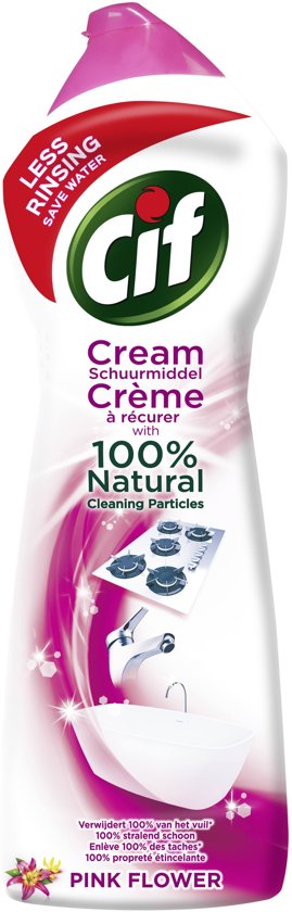 Cif Pink Flower Cream Schuurmiddel