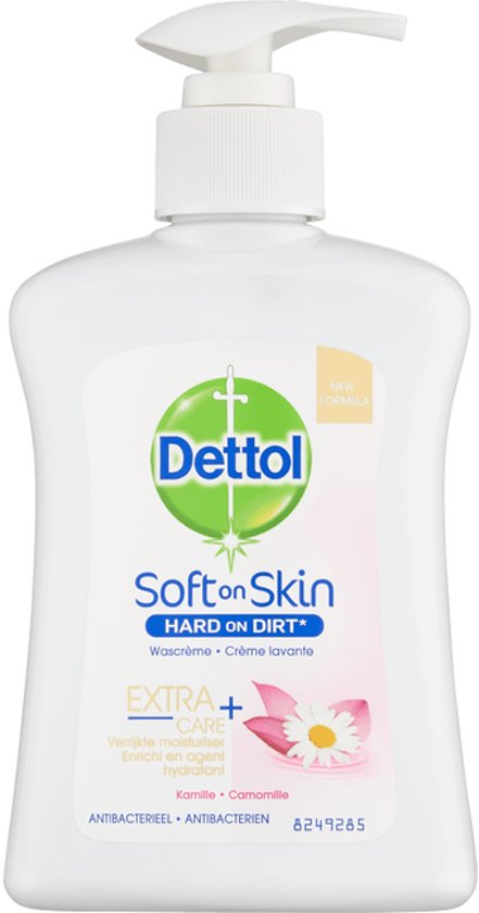 Dettol® - EXTRA CARE - Soft on Skin - Hard on Dirt - Antibacterieel - Hydraterende vloeibare handzeep 